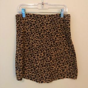 Cheetah Print Skirt